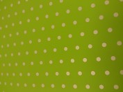 Goma Estampada Lunares Verde 7003